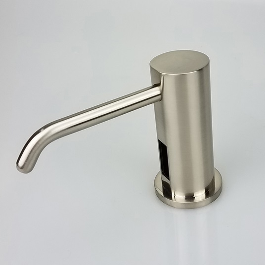 Fontana Brushed Nickel Automatic Sensor Deck Mounted Commercial Liquid   Brushed Automatic Soap Dispensers 